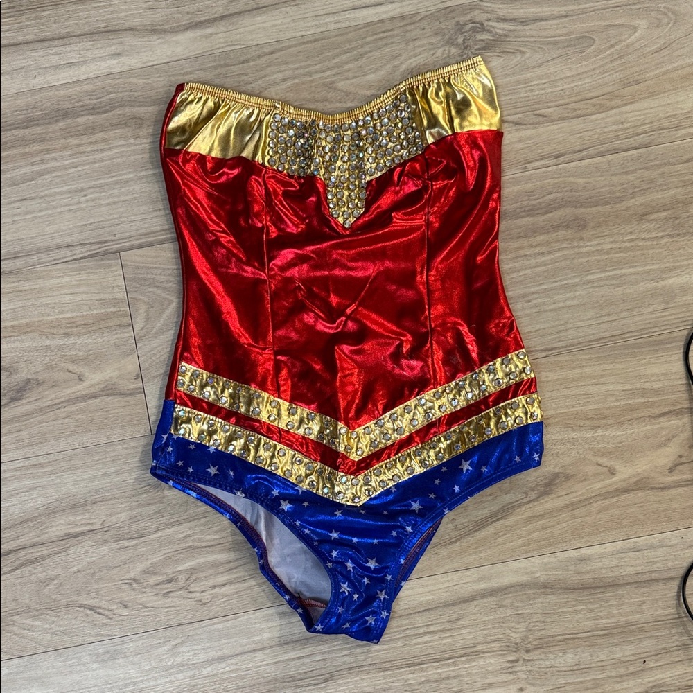 Wonder Woman costume - leotard (never worn, size S) - Picture 1 of 4